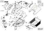 Bosch 3 600 HB9 D00 Easymower 18V-32-200 Lawnmower 18 V / Eu Spare Parts
